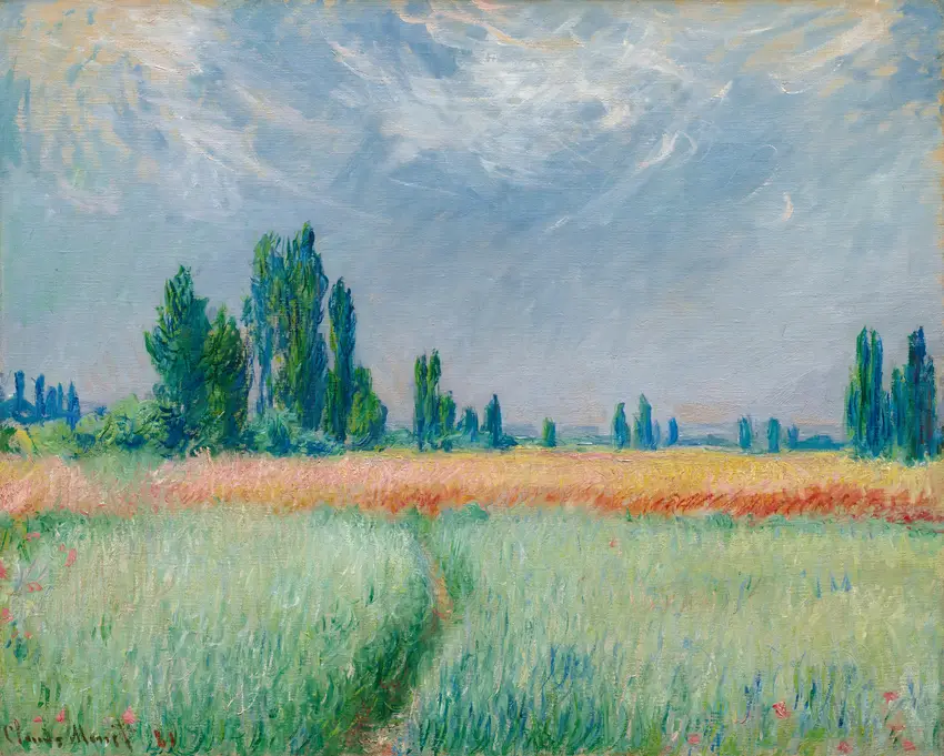 Champ De Blé (1881) by Claude Monet